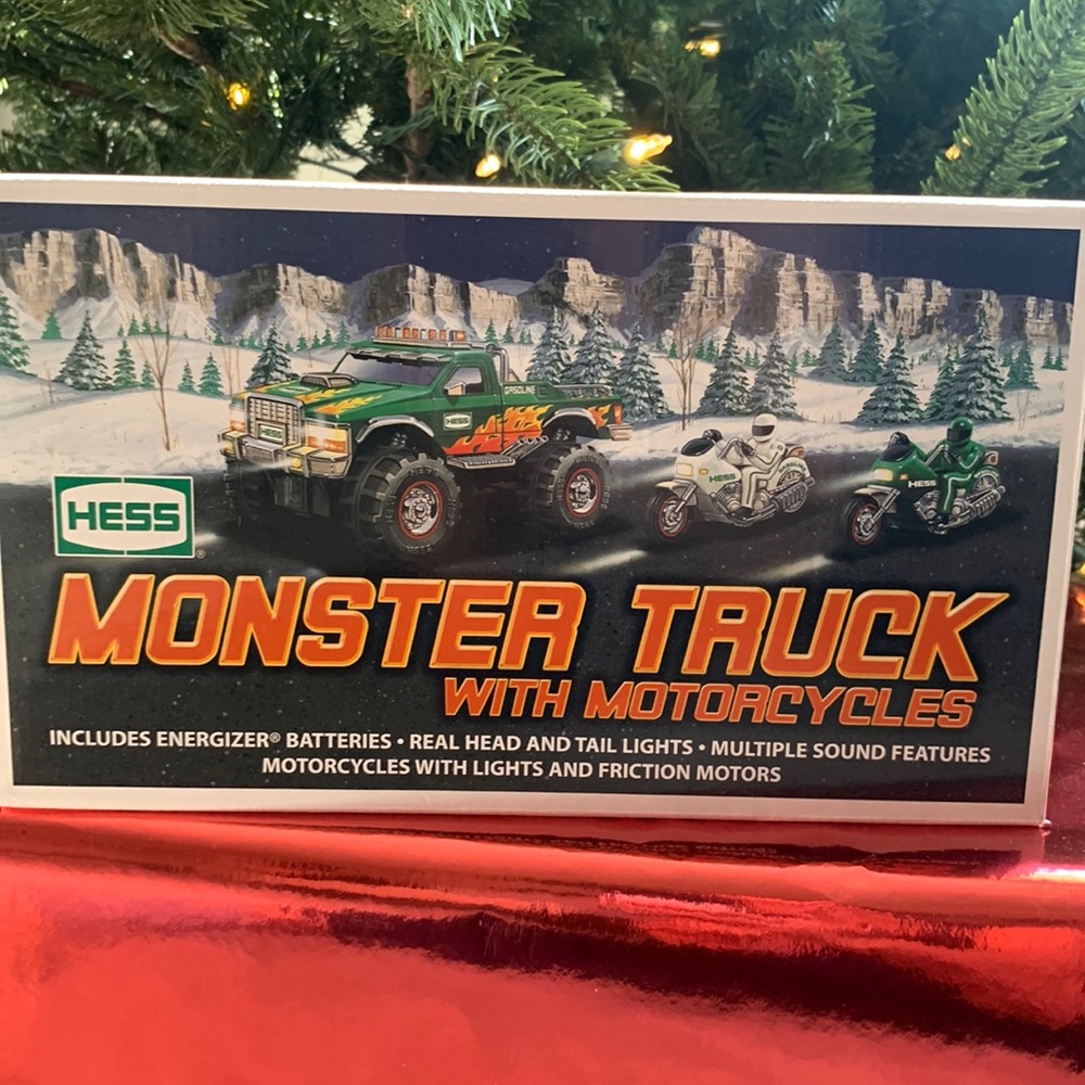 Hess H07 C-46 Monster Truck with 2 Motorcycle 2007